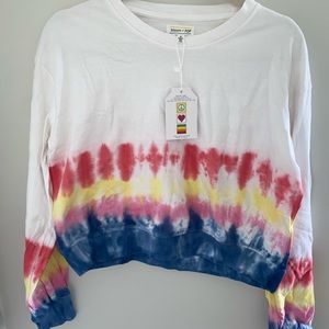 TIE DYE BLOOM + POP SWEATSHIRT